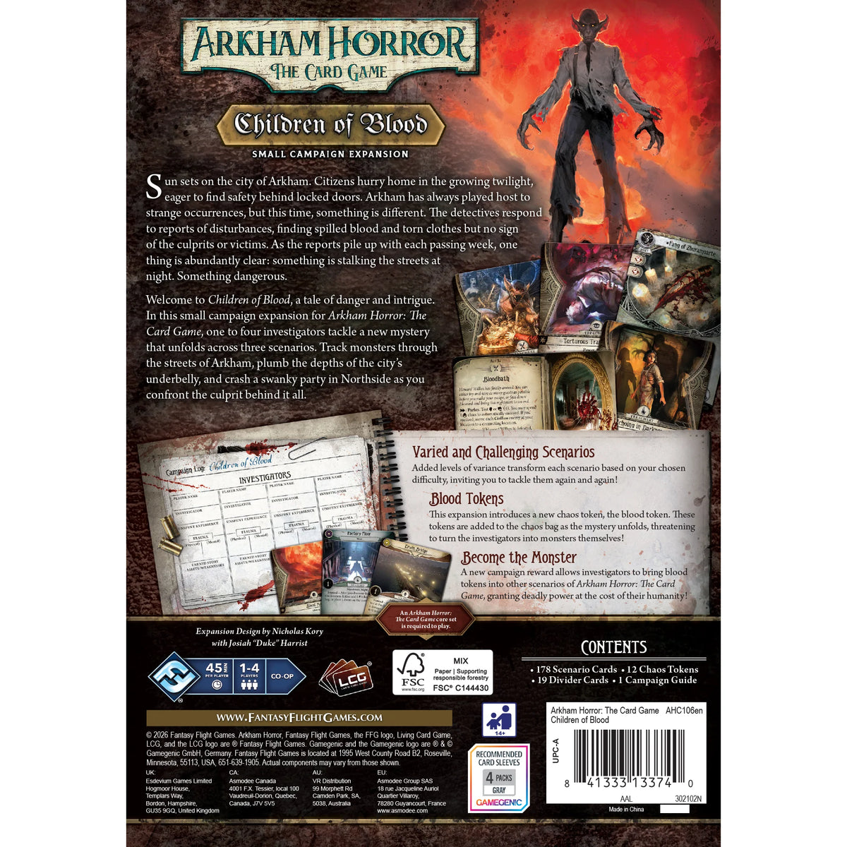 Arkham Horror: Children of Blood Campaign Expansion