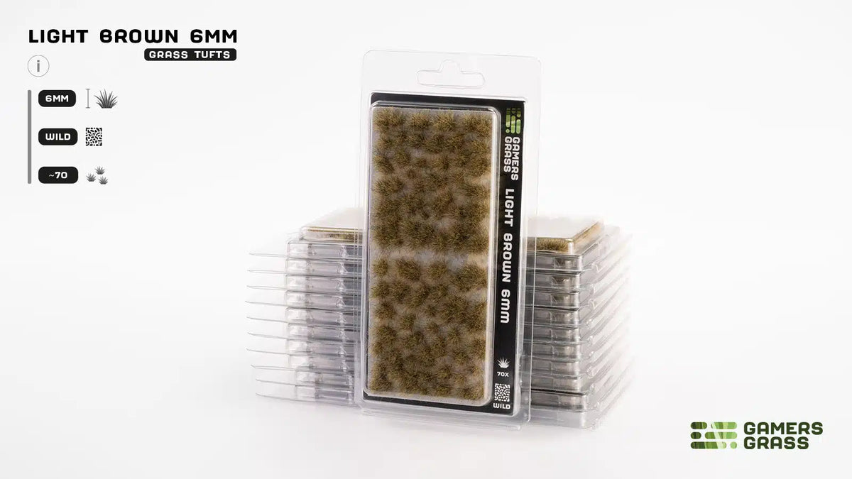 Gamers Grass Light Brown 6mm