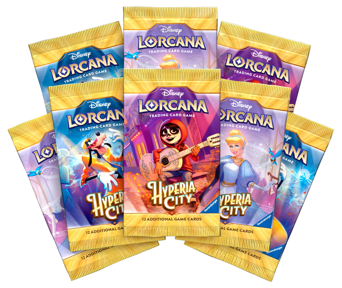 Lorcana: Hyperia City Illumineer's Trove - contents
