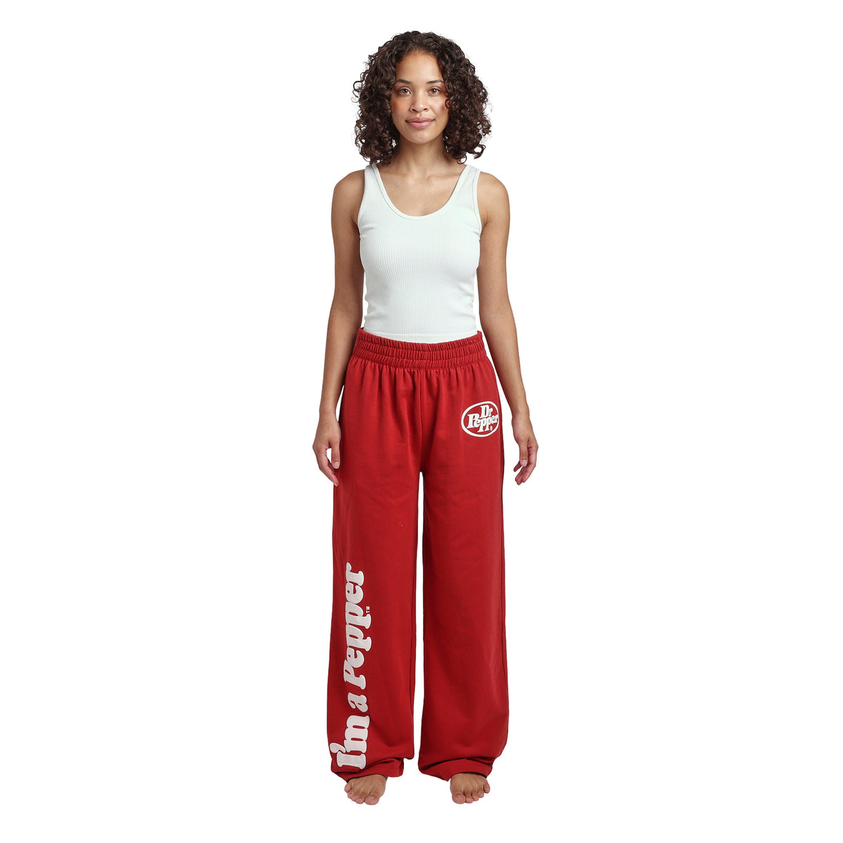 Dr Pepper I'm a Pepper Logo Women's Maroon Joggers