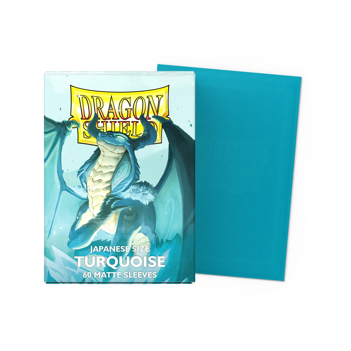 Dragon Shield Japanese Size Matte Dual Sleeves - Turquoise