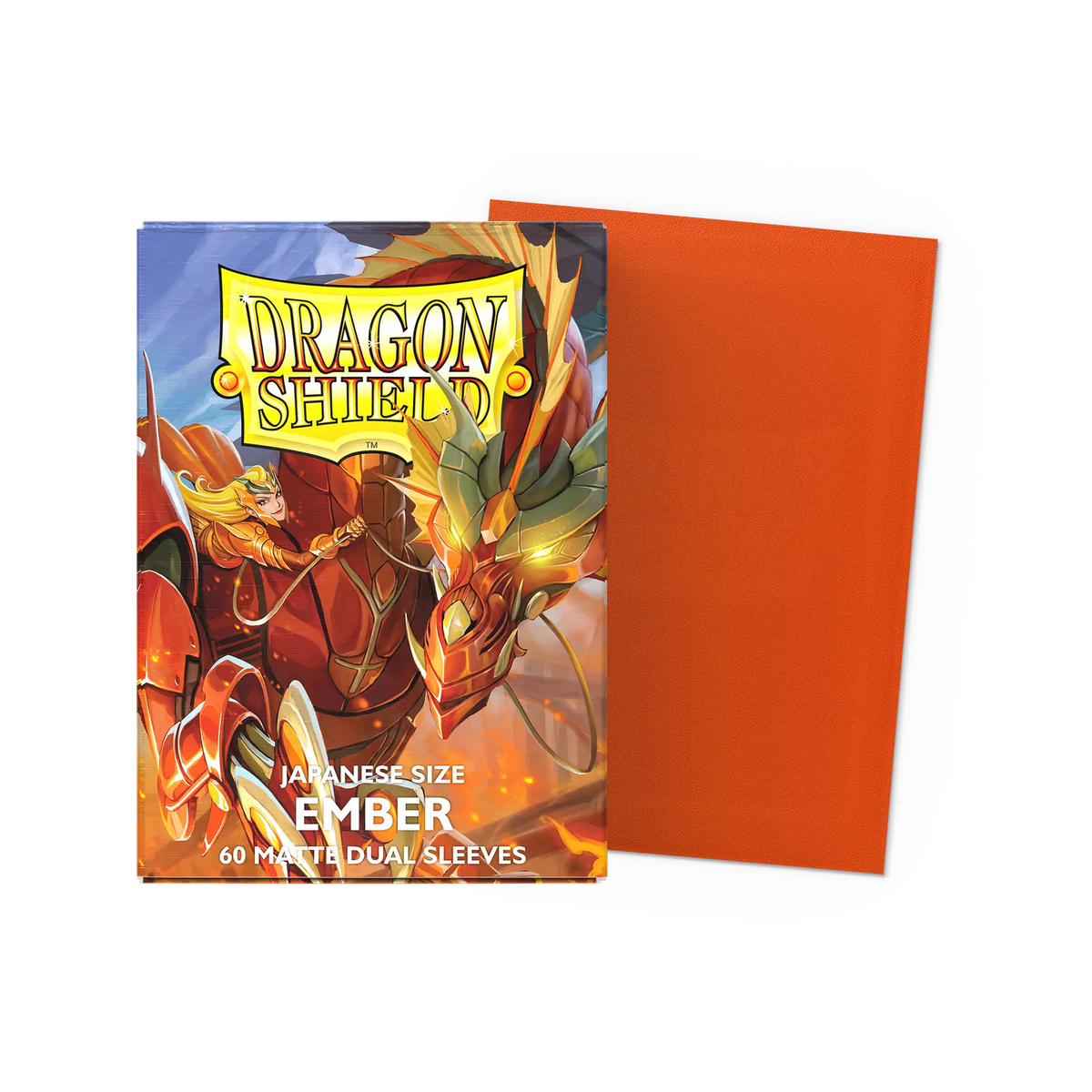 Dragon Shield | Japanese Size: Matte Dual Ember - Card Sleeves