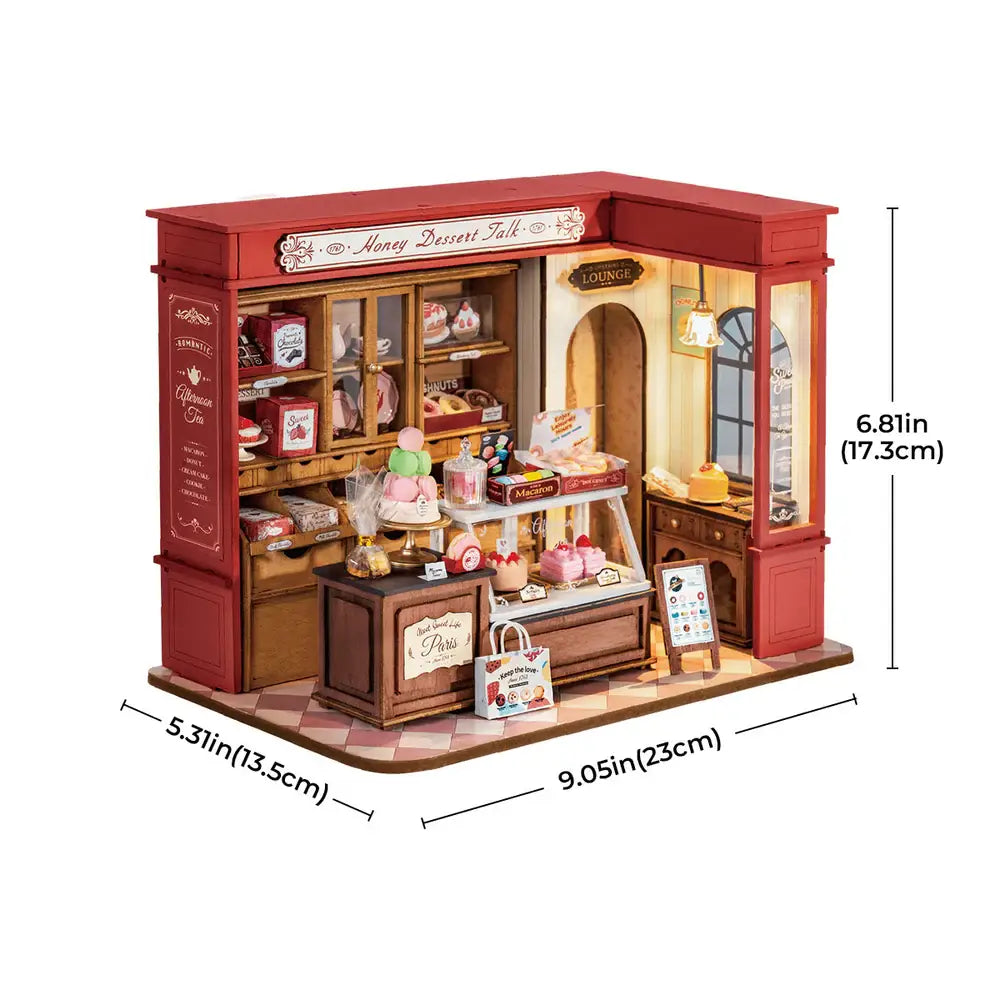 Honey Dessert Talk Rolife DIY Miniature House Crafts DG168