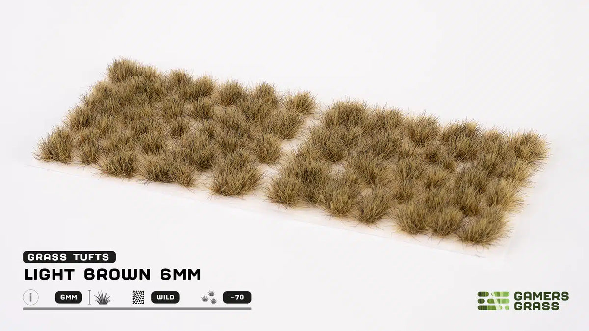 Gamers Grass Light Brown 6mm