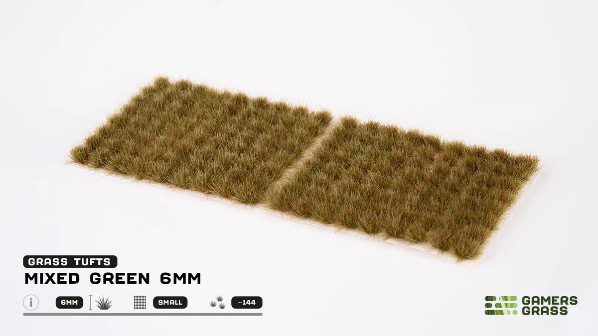 Gamers Grass Mixed Green 6mm