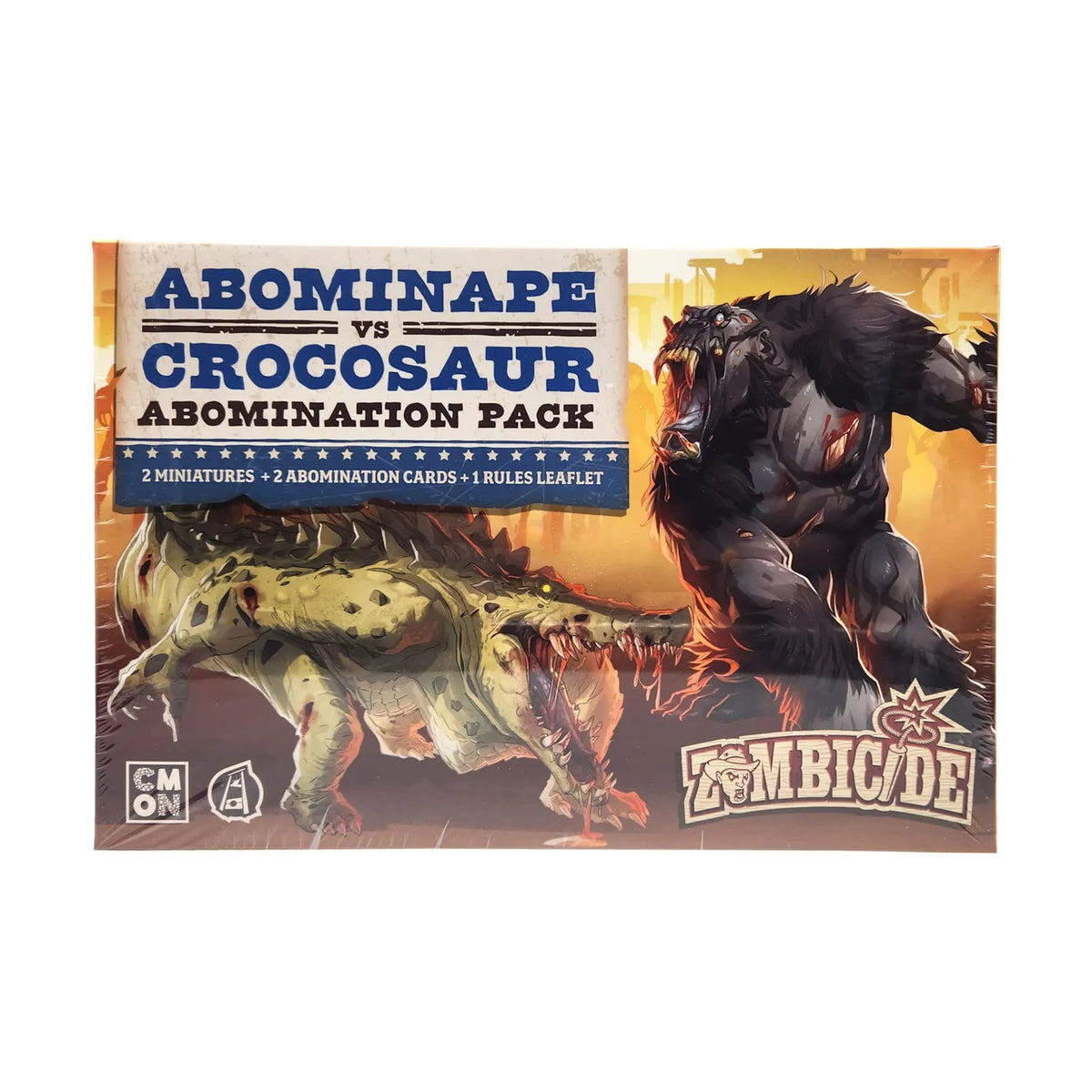 [USED] Zombicide: Abominape vs Crocosaur Abomination Pack